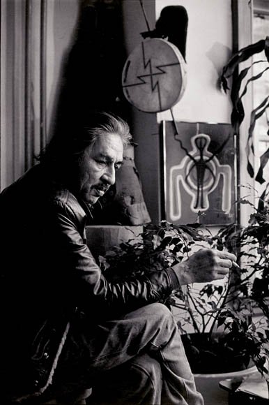 Canada's tweet photo. Often dubbed the “Picasso of the north” #NorvalMorrisseau was an Anishnaabe artist who pushed the boundaries of contemporary #Canadianart https://t.co/GeO0siHmfF