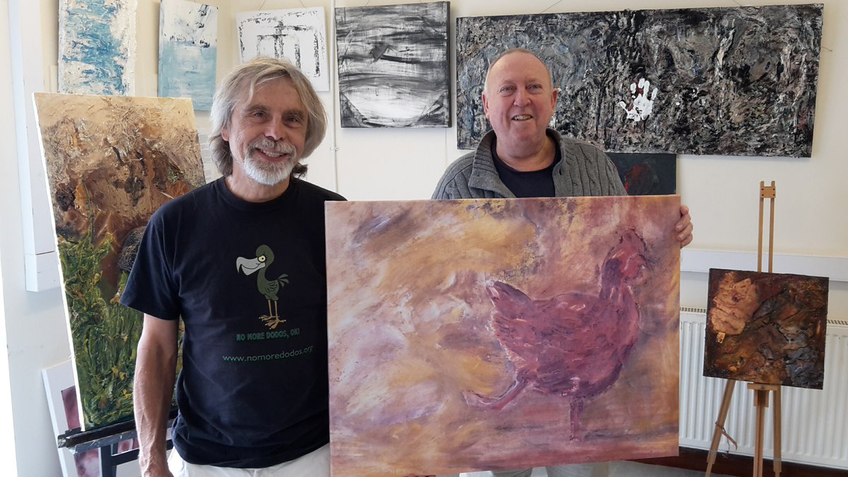 GreenKeithMEP's tweet photo. Great event by @nomoredodos in #NewForest. Art is a powerful tool to highlight animal protection issues https://t.co/GnlqKPjSUi #AnimaEvent https://t.co/SNGhcRhk1m