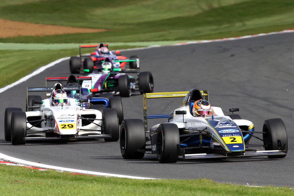Good day for Harry today - now nine points clear in the Challenge Cup with one #BritishF4 race to run