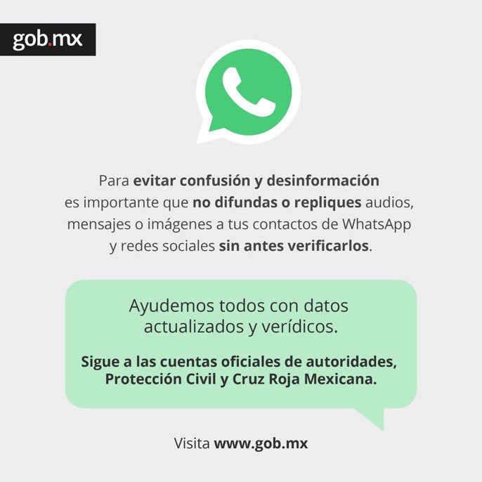 CNPC_MX's tweet photo. Evita difundir o replicar #Rumores infórmate solo a través de cuentas oficiales #FuerzaMéxico 🇲🇽 https://t.co/eKu9Ts8oof