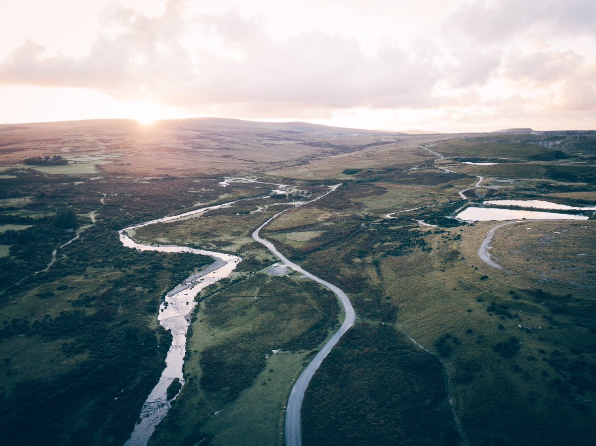 lee_penton's tweet image. Sunrise at Cadover Bridge on #Dartmoor