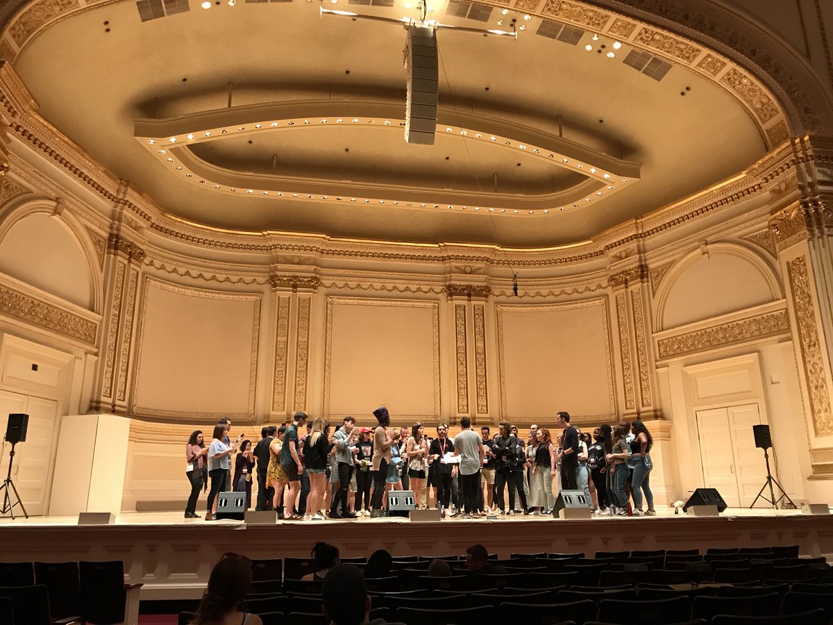 varsityvocals's tweet image. Tonight’s #AcaOpen group number rehearsal is underway at Carnegie Hall! #dancinginseptember @thebenbram @theonlyshamsy