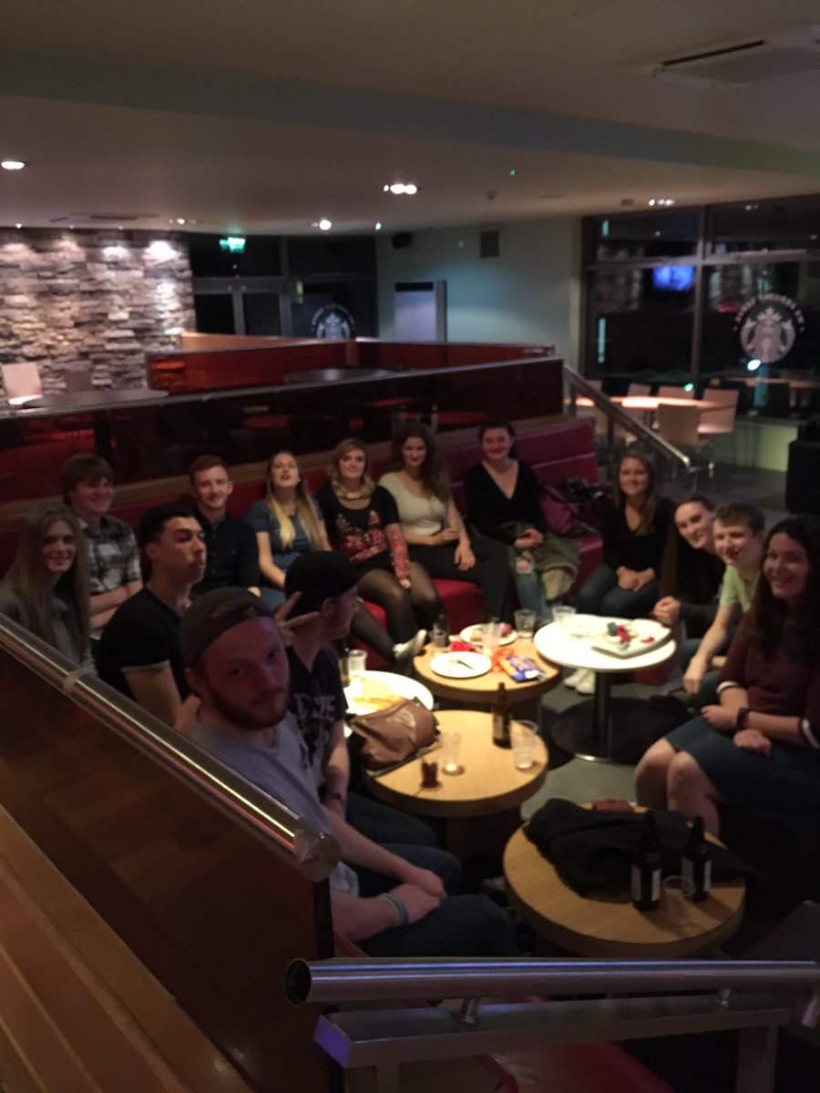 BangorQuidditch's tweet photo. First social with some of our new freshers at @barunobangor! https://t.co/5h9Zhlln5Z