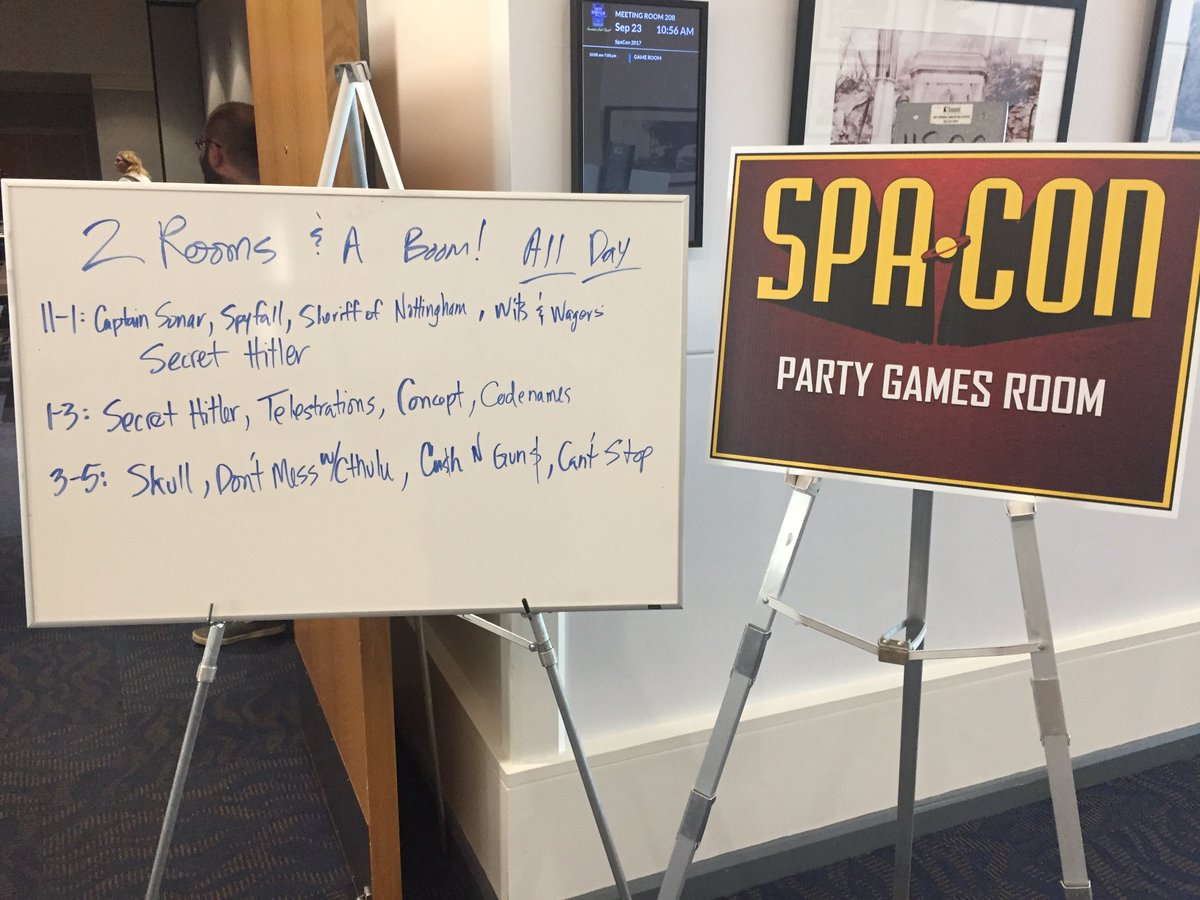 Lineage1434's tweet photo. Come join us with @PlayLRGames &amp; @robbiehunt at #spacon2017 in Hot Springs. We’re in the Party Games Room! 🎲 https://t.co/zp8UefXDEd