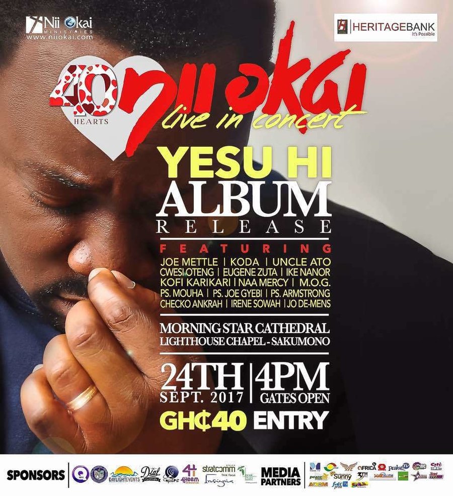eGotickets's tweet photo. 👍#BuyTickets - Nii Okai Live in Concert #NiiOkaiYesuHiConcert at https://t.co/EYFhzkvm2Z @AtaaNiiOkai @hcmcgrp @riniaddo1 @jubeeinc https://t.co/Rn3zVHJ2hm