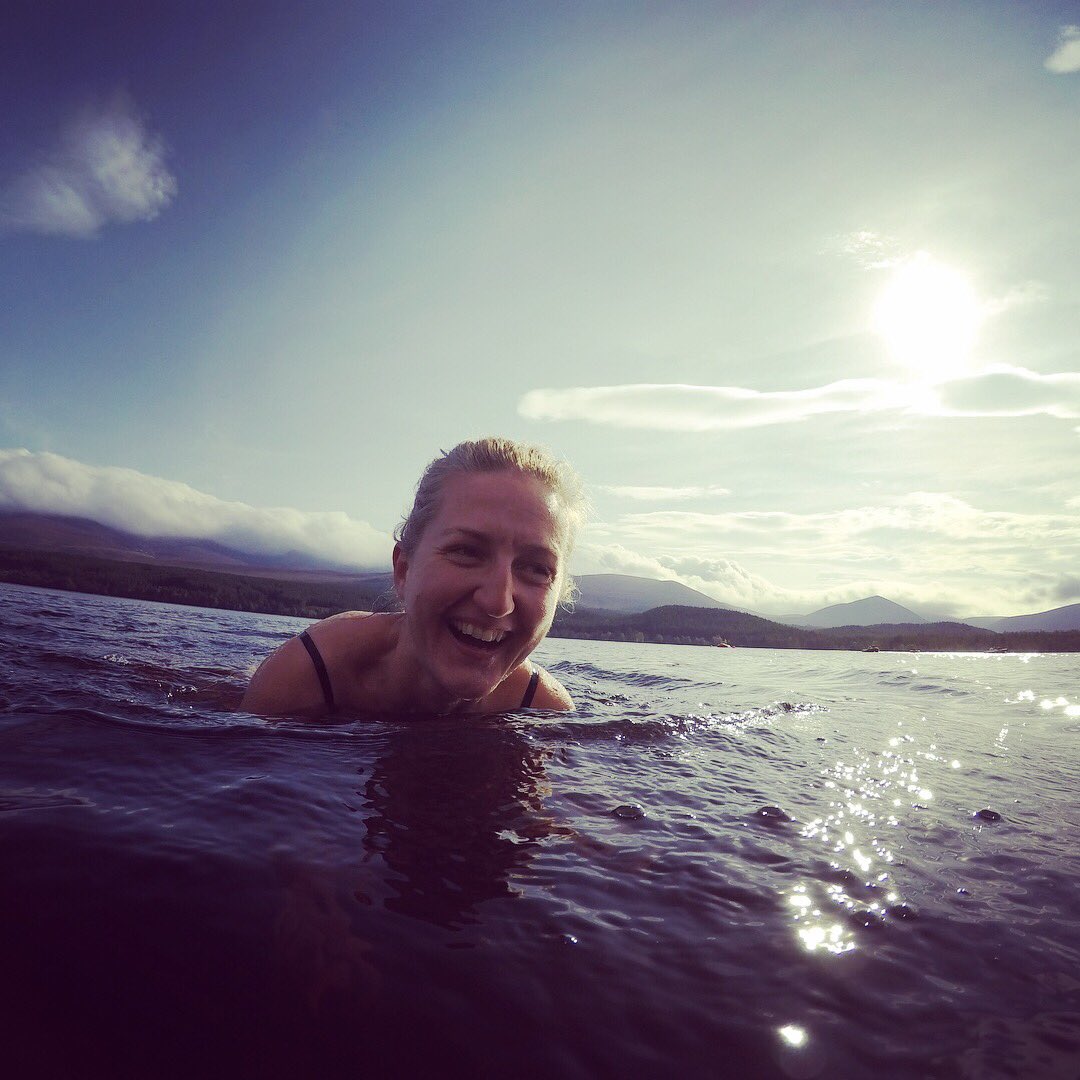 v_redrup's tweet photo. Hike in #CairngormsNationalPark and a dip in the #loch - very #windy day! https://t.co/W9euBfIjEe