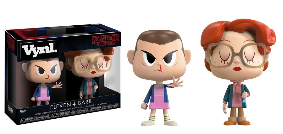 Funko's tweet photo. RT &amp; follow @funko for the chance to win a Stranger Things Vynl. featuring Eleven + Barb! https://t.co/5oazQK5f5u