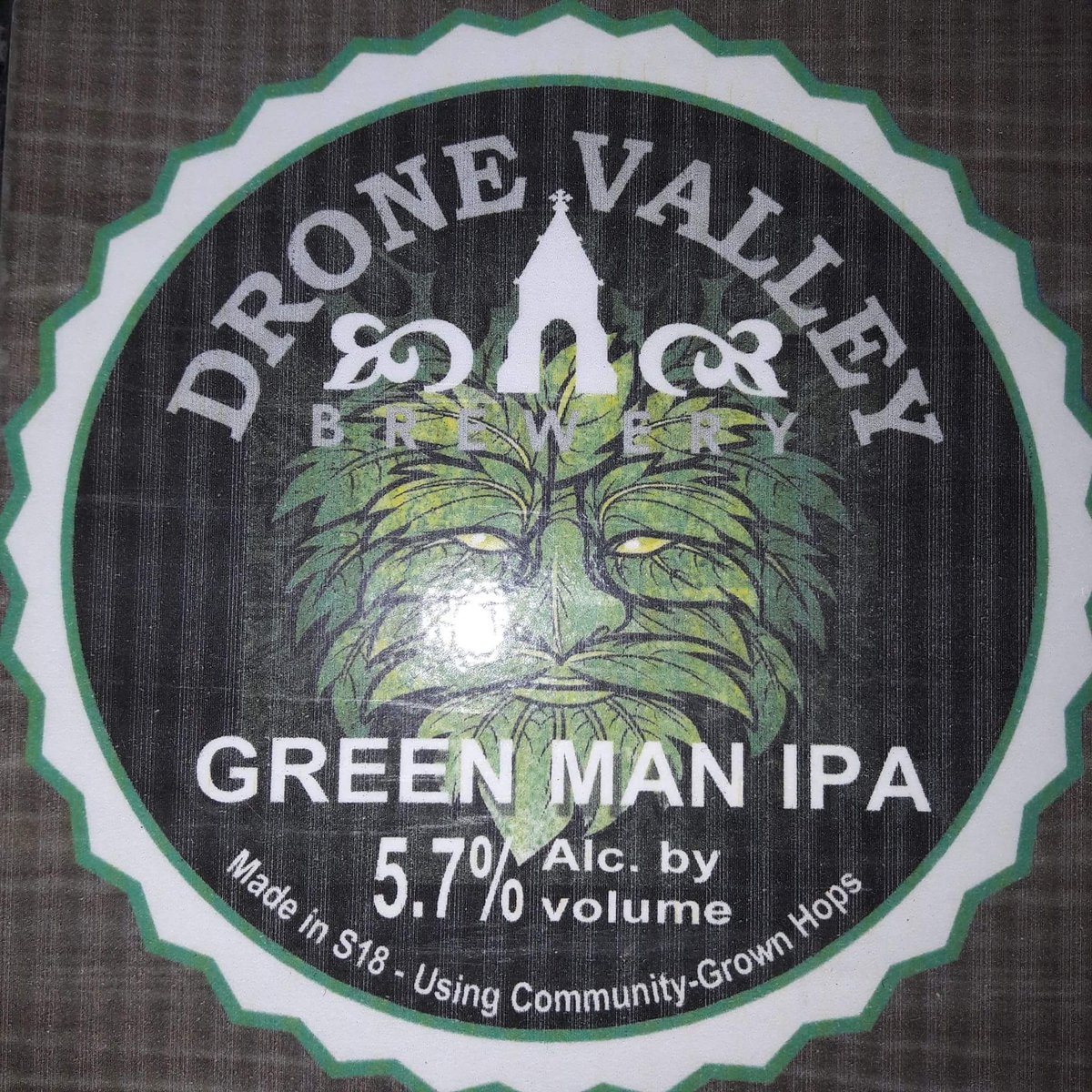 The Green Man IPA brewed today. Crafted from Prima Donna hops grown and harvested by our Members across Dronfield.