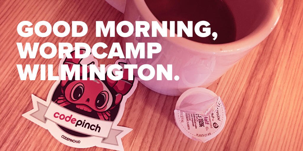 CodePinch's tweet image. Who’s ready to talk #WordPress @WordCampILM? #WordCamp #Wilmington #FrontEnd #WebDev #WebDesign