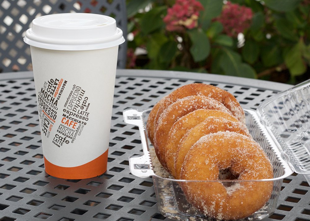 Treat yourself to a cup of pumpkin spice coffee and one of our irresistible apple cider donuts this weekend.