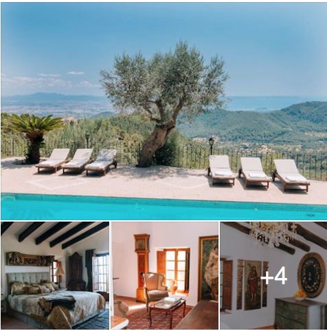 Rustic Farmhouse available for Long Term Let in outskirts of Esporles with exquisite views of the Palma City &amp; Bay. deialuxe.com