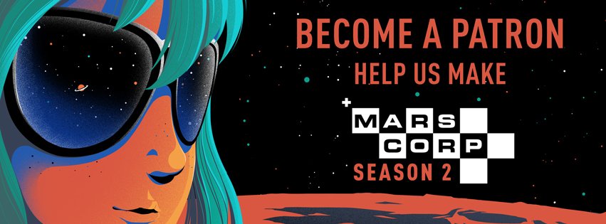 MarsCorpBase's tweet photo. Want more MarsCorp in your life? Be a good little worker drone &amp; help us hit our Patreon goal (over half way there!) https://t.co/dNy4s7pRKz https://t.co/dqgEPq3UQp