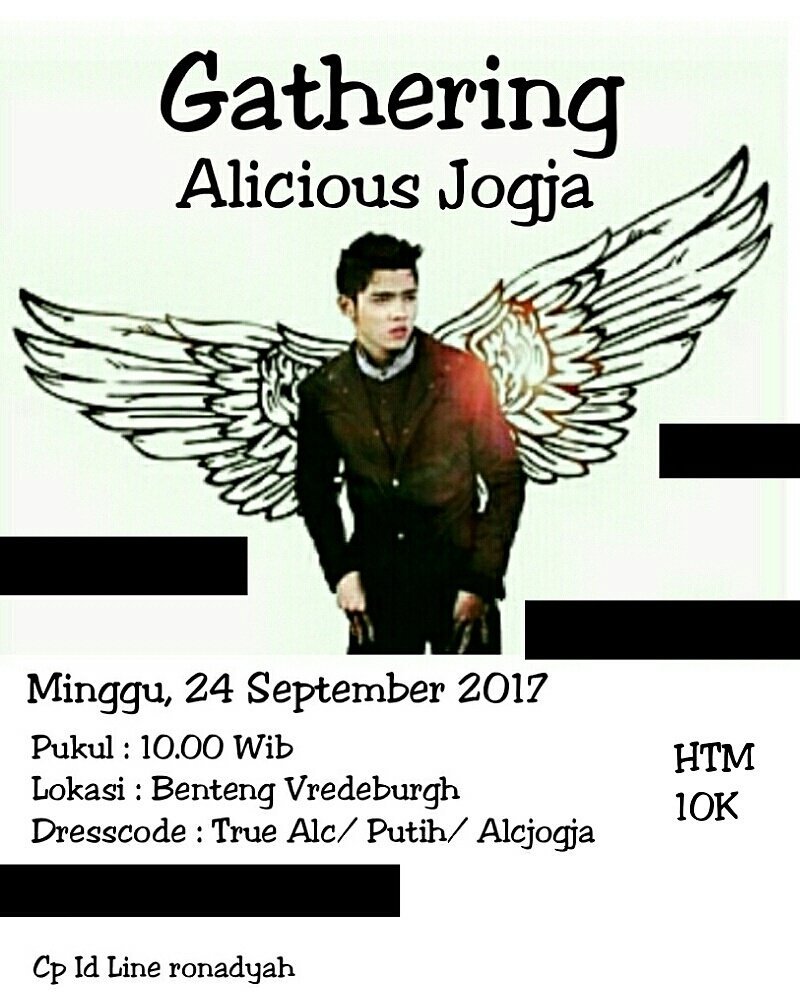 Besok, Jangan lupa dateng yaa!! See you 😊😉