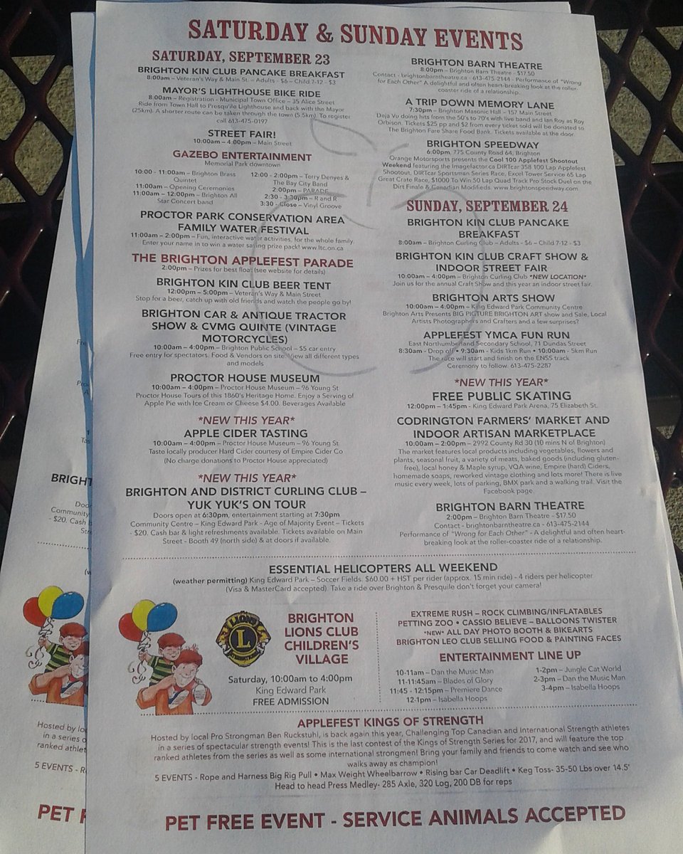 Brighton Applefest tweet media