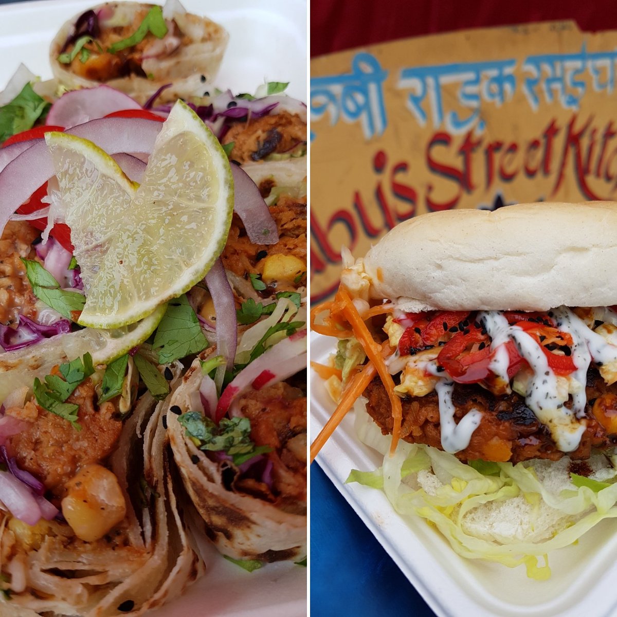 We're at <a href="/VegOutLeeds/">Veg Out</a> festival at <a href="/grubandgrogshop/">The Grub & Grog Shop</a> ..come get our new burgers !