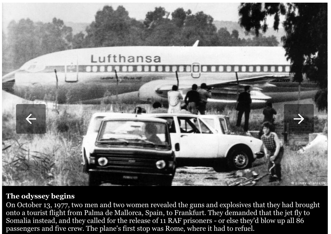 HAGONOFRANK's tweet photo. #Lufthansa #Flight181 “Landshut" hijacked in 1977 returns to Frankfurt as “Living symbol of free society.” https://t.co/CZfgJ0sDz7 https://t.co/l6GDUjRL57
