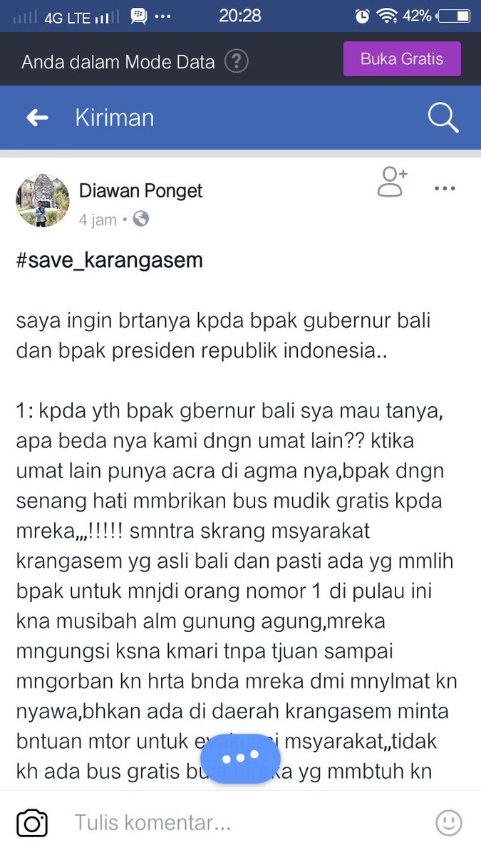 Awix_Perangga's tweet photo. @jokowi 
Tanpa mengurangi rasa hormat bapak kepala negara RI, mohon follow up untuk kami Bali... https://t.co/C8yvCMwoFr