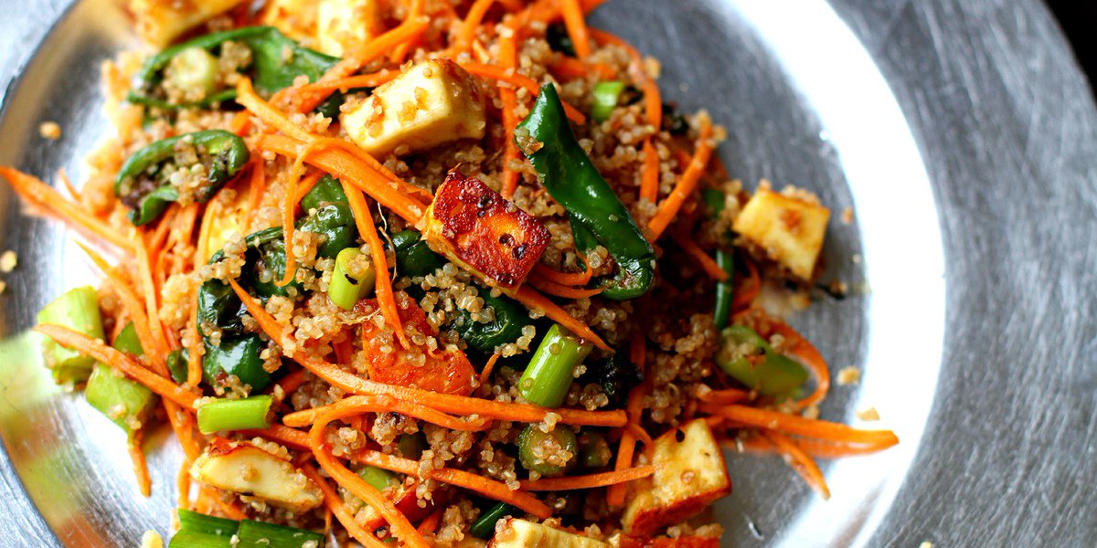 Jam Eater (@jam1eater) on Twitter photo Padrón pepper, paneer, carrot and quinoa salad in a teriyaki dressing <a href="/Deenakakaya/">Deena Kakaya</a> ow.ly/ziMU30fj1dH Padrón pepper, paneer, carrot and quinoa salad in a teriyaki dressing <a href="/Deenakakaya/">Deena Kakaya</a> ow.ly/ziMU30fj1dH