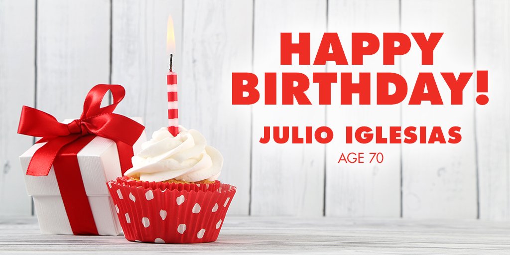 Happy 70th Birthday to one of the most successful international recording artists of all time, Julio Iglesias! 