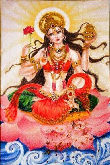 Fourth day of #Navarathri2017 tomorrow, Worship of Goddess  Lakshmi  #Abundance #SpiritualAbundance