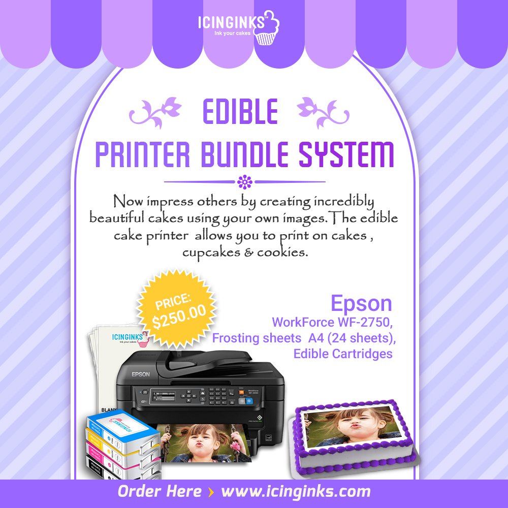 icinginks's tweet photo. Have you seen our new range of #EdiblePrinters? Check It out........... #edibleprinting #BundleSystem. https://t.co/v87yZXe7up https://t.co/XwDQVedWMx