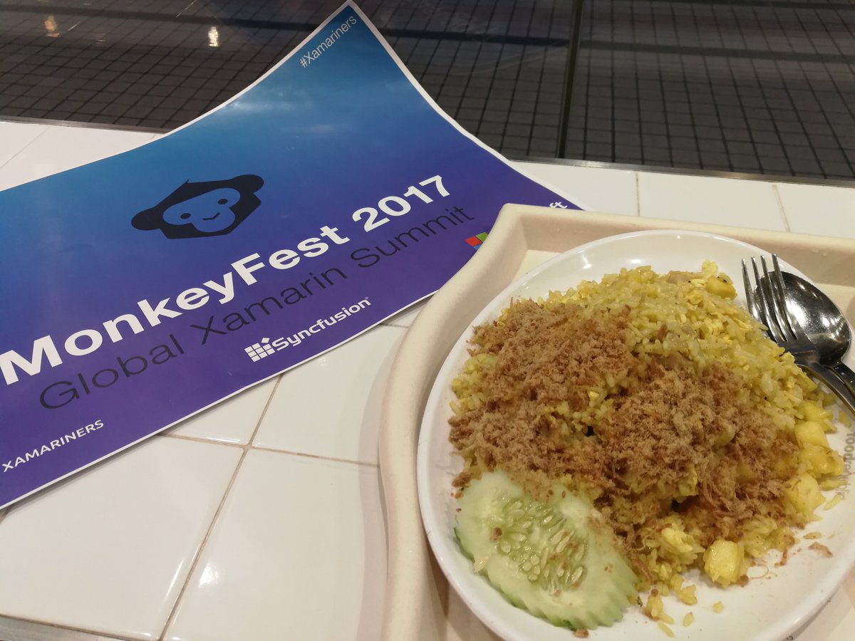 goh_chunlin's tweet photo. Heading to the Changi Airport after the exciting 2-day Xamarin #MonkeyFest17. https://t.co/IcAwdeXmau