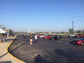 The vehicles are out and people are driving. Please come out and support our teams from 9-12.