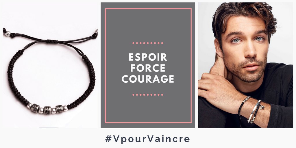 Pour les hommes qui luttent aux côtés de femmes atteintes, ou qui mènent leur propre combat : bracelet <a href="/carolineneron/">Caroline Néron</a> chez <a href="/JeanCoutu/">Jean Coutu</a>