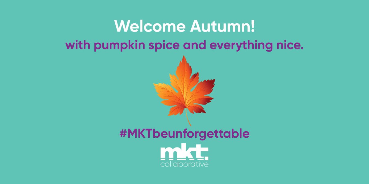 mktcollab's tweet photo. Goodbye Summer. Hello Fall! https://t.co/u8mtvHIZPq