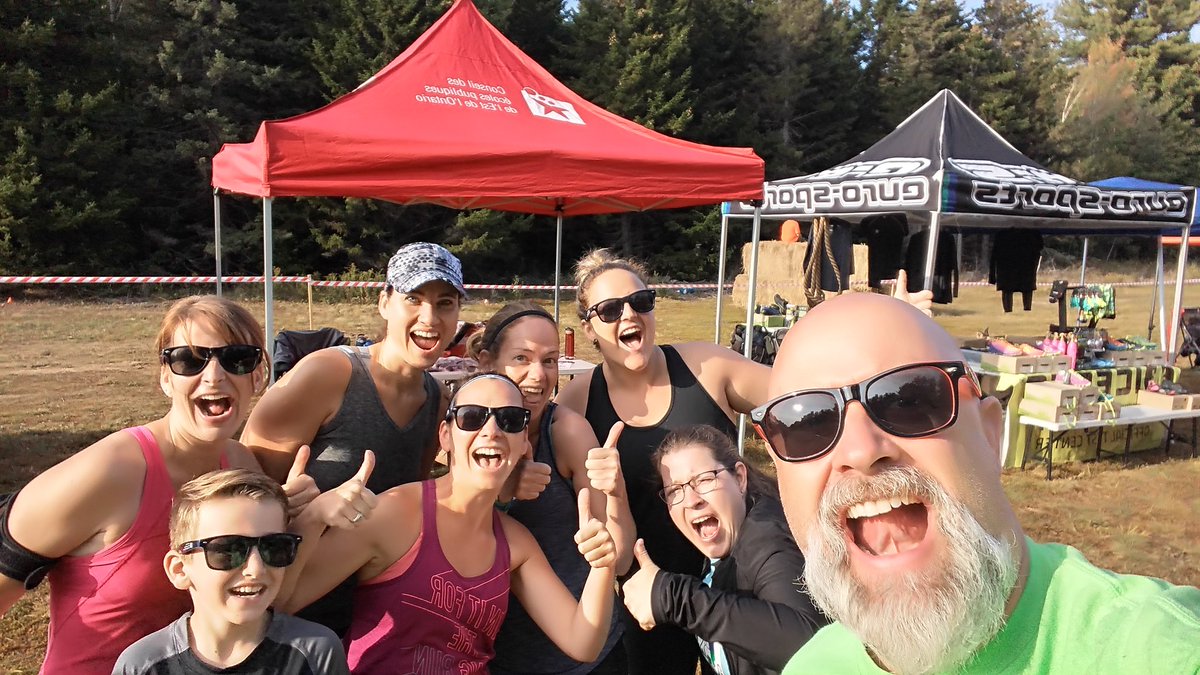 Défi Coureurs des bois avec le personnel de CJ @Ottawacepeo