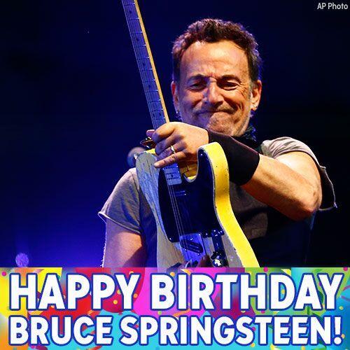 Guess who was Born in the USA 68 years ago today? That s right: Bruce Springsteen! Happy Birthday to The Boss! 