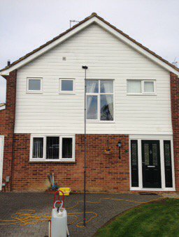 AveryWindows's tweet image. Cladding cleaning this morning.