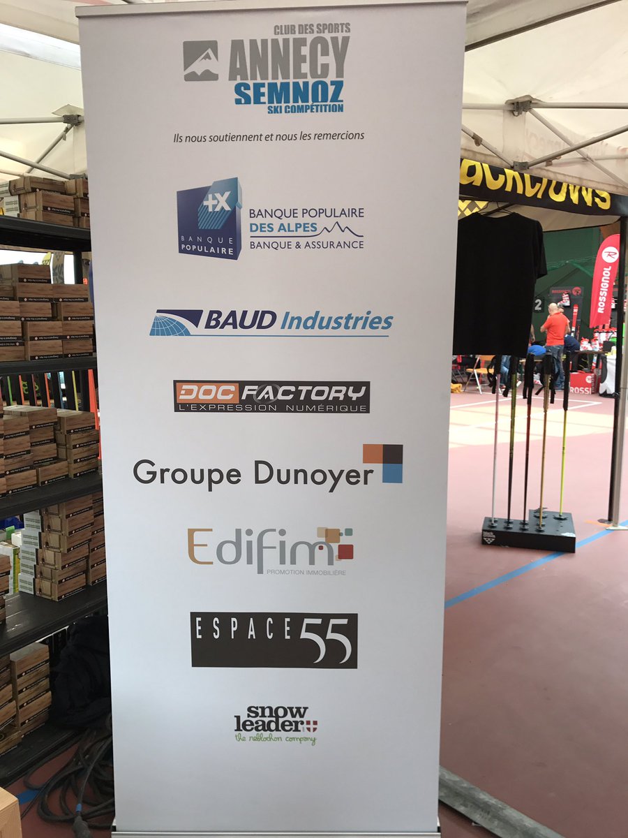 Salon #SkiProRacing #annecy un grand merci à nos partenaires <a href="/BanquePopAura/">Banque Populaire Auvergne Rhône Alpes</a> <a href="/Edifim/">Edifi Mutombo</a> <a href="/Snowleader/">Snowleader</a> <a href="/TAKAMAKA_Annecy/">Takamaka  Annecy</a>