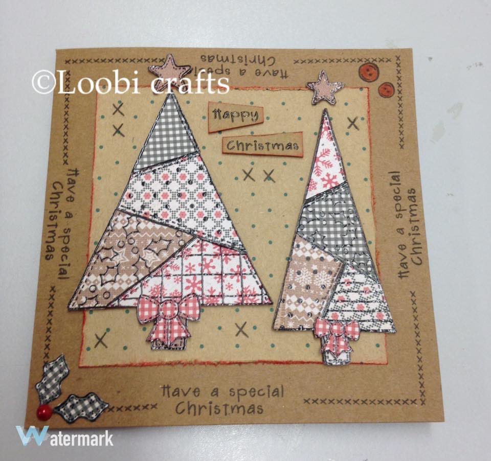 stix_2's tweet photo. A couple of really cute #Christmas #cards made at @loobicrafts @stix_2 workshops Our #kraft #card makes a fab base for any #card https://t.co/0mSGyjjQsU