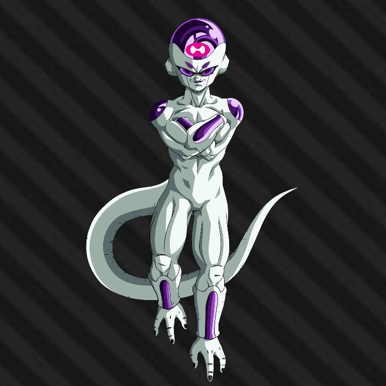 SplaToomlp's tweet image. こいつは「ヌリーザ」。ハイカラスクエアの帝王で、指先からハイパープレッサーを発射したりデスボールでステージを破壊する凶悪な奴だ。ちなみに腕前はS+53万らしい。