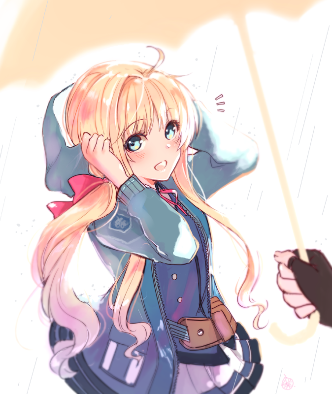 「雨の日のアガッティ 」|さがら梨々＠①巻発売中のイラスト