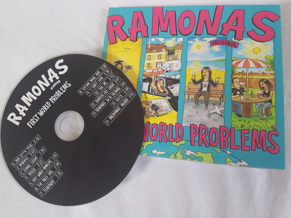 Big thanks to @Ramonas_uk for sending me their new album. Head over to @louderthanwar to read Nath's album review. #theramonas #newalbum