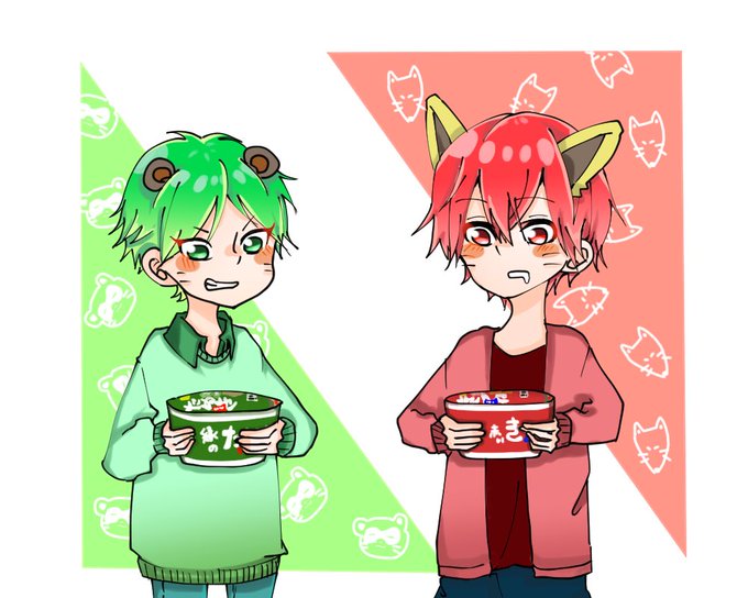 きつねと緑のたぬきのtwitterイラスト検索結果 古い順