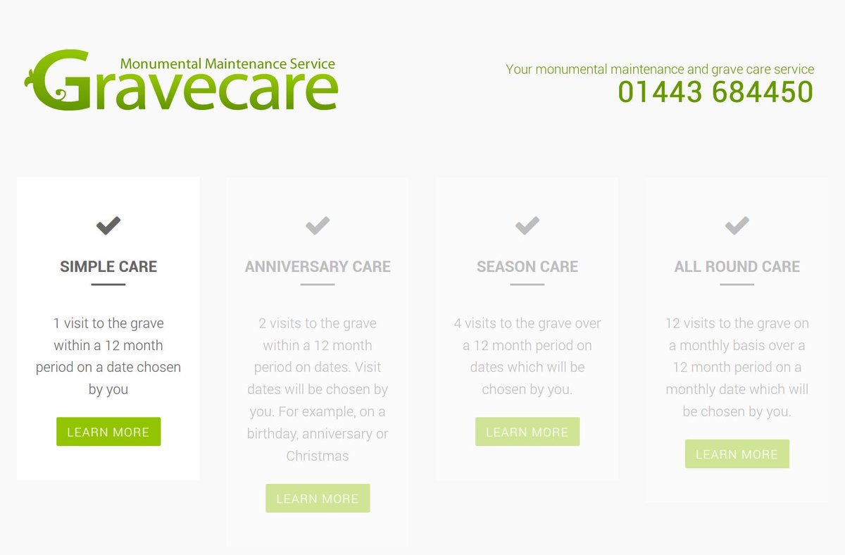 grave_care's tweet image. Using Simple Care, we can visit the memorial of your loved one once a year. Find out more: grave-care.com