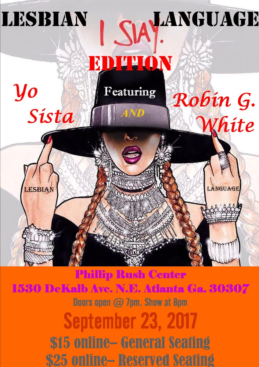 LesbianLanguage's tweet photo. Today at 7 pm. Come get some spoken word, visual artist, food, drinks, and good people . Get your tickets at https://t.co/E6l1XTkWVO https://t.co/WDW1VBrsIV