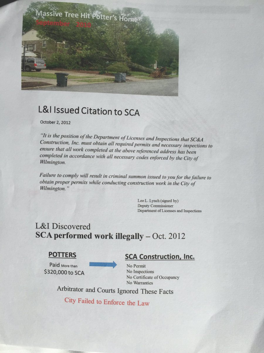bottomline28's tweet image. Watch The Potters Discuss there issue with SCA contractors and The City of Wilmington De Sunday Sept 24 Cable Channel 27 2:30pm and 8pm