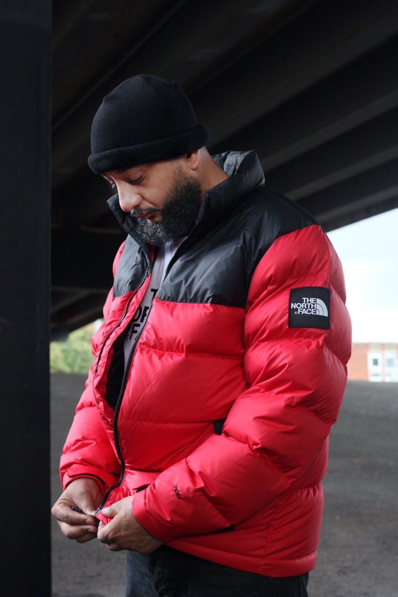 north face 1992 nuptse jacket red