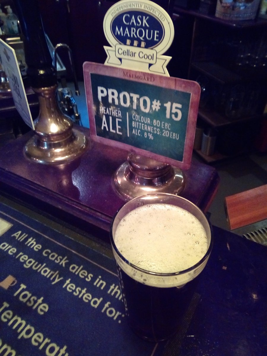 Nyt on mainio Real Ale🍻
<a href="/MalmgardBrewery/">Malmgård Brewery 🍺</a> Proto#15
Paikkana Pub Angleterre 
#olut #craftbeer #pienpanimo #helsinki