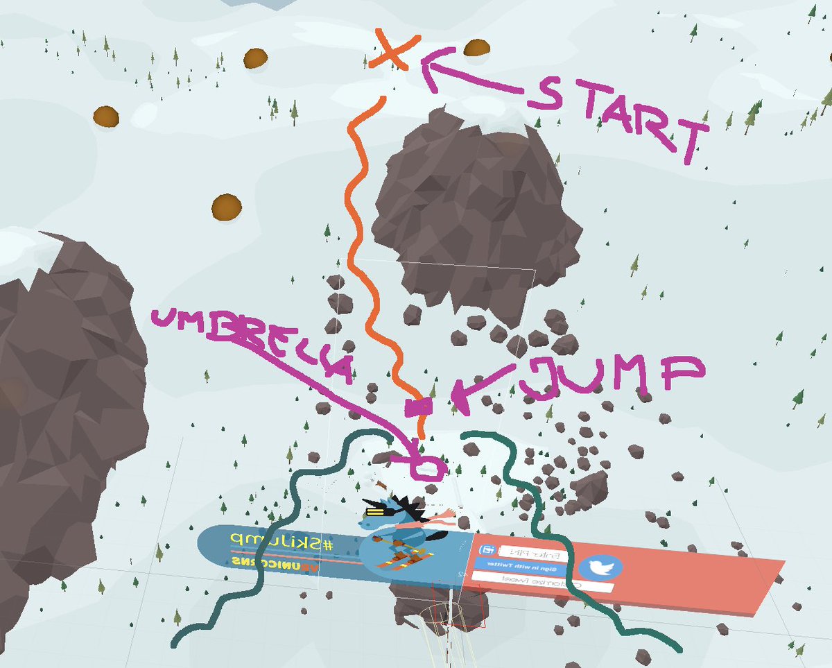 JulieHeyde's tweet photo. #IdeaGuy #TakingCredit #Art #SkiJump #MountPony @VRUnicorns https://t.co/PKfa4Mfwlj