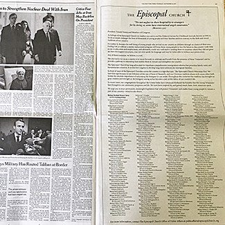125 Episcopal Church bishops signed a full-page ad that ran Sept. 21 in the New York Times. #DACA #Dreamers
ow.ly/iRmA30fmRCE