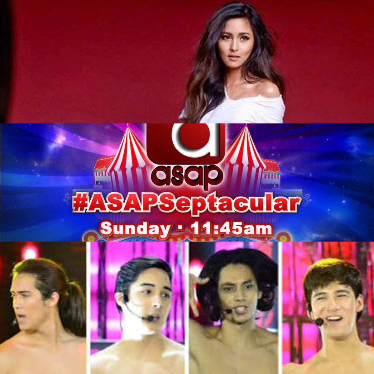 ASAPOfficial's tweet photo. Spectacular and powerful dance treat from Kim with ASAP Coverboys Tommy, Tanner, Luis and Albie! Bukas yan sa #ASAPSeptacular 🎉 https://t.co/O3CxFIqc5L