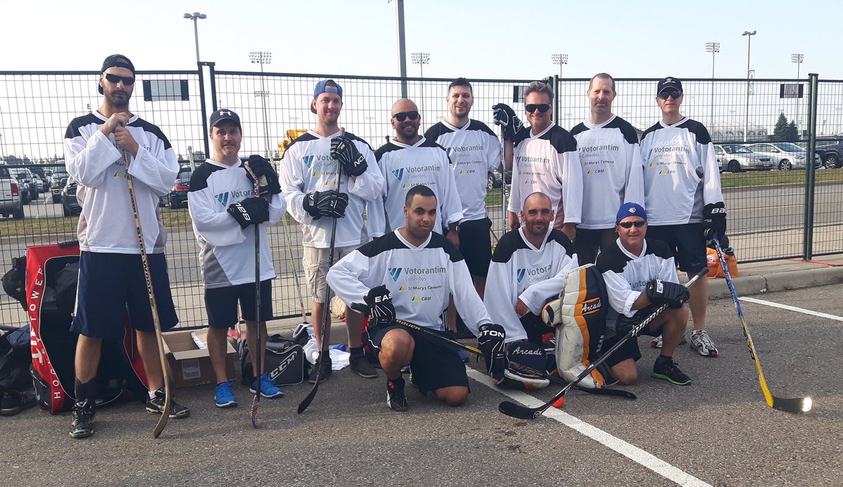 Best of luck to our team today @RoadHockey #GameOnCancer