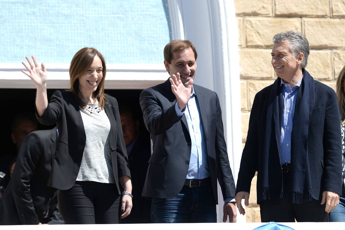 LaPlataMLP's tweet photo. ¡La Repu volvió a brillar! Con @mauriciomacri y @mariuvidal, vivimos una jornada que quedará en la historia. #InauguraciónDeLaRepu https://t.co/hfgF470cGC