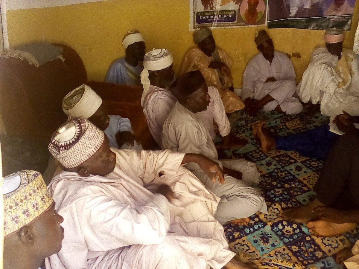 Advocacy to Alh. Mohammed Head of Birshin Ward, and chiefs under him for Peace &amp; human rights issues by KIYCODI . BAUCHI STATE ,NIGERIA.