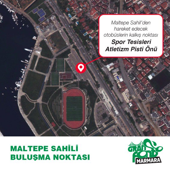 24 Eylül 2017’de saat 07:30’da
Orhangazi Start Noktasına gidecek olan Kısa Parkur Katılımcıları için buluşma noktası: